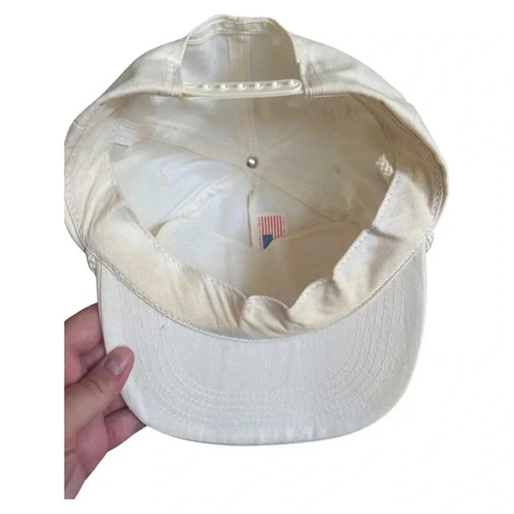 Vintage 80s/90s PBPA “State Tournament” Rope Trucker Hat – White & Royal Blue - Picture 7 of 10